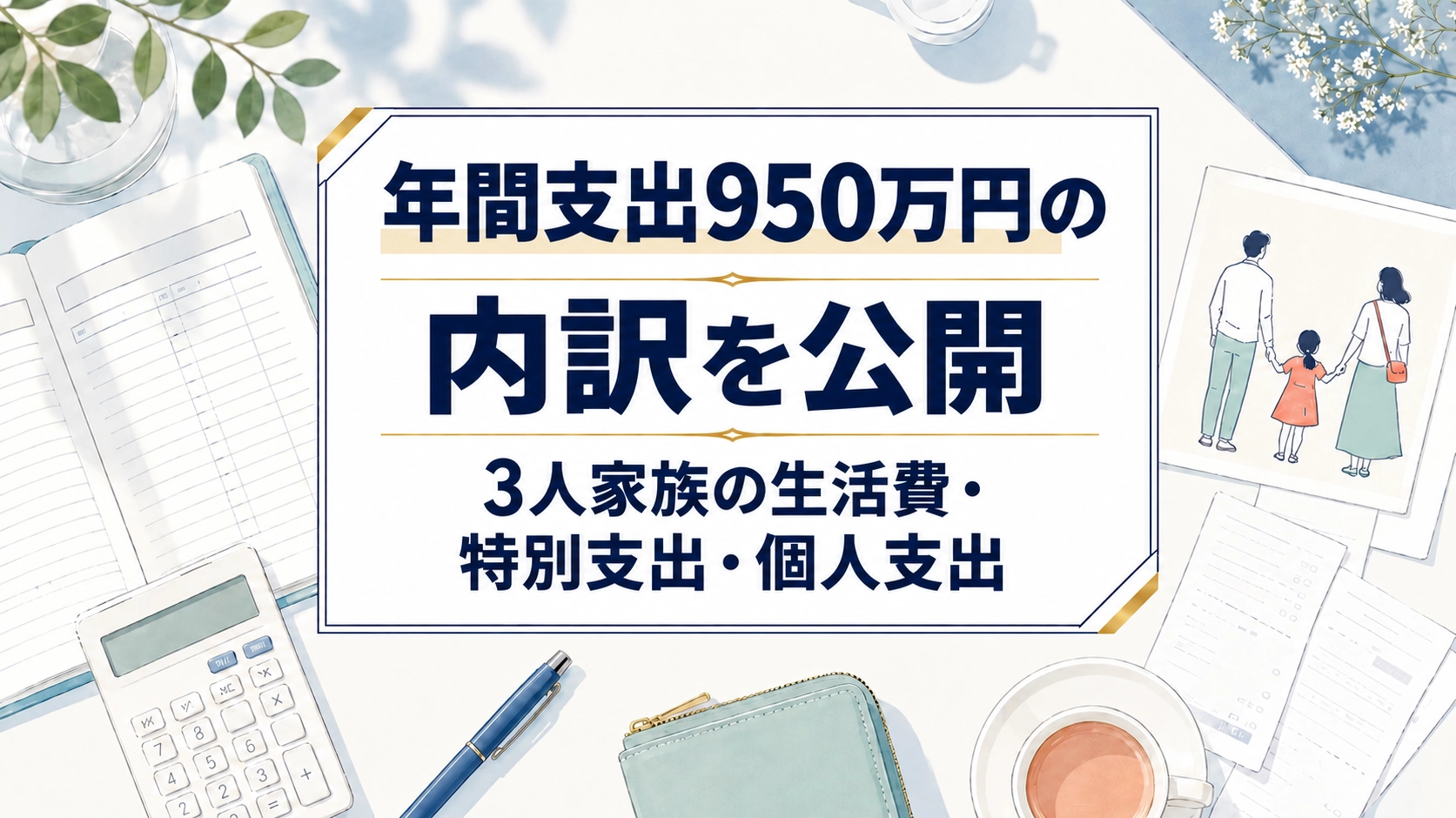 年間支出の内訳を公開